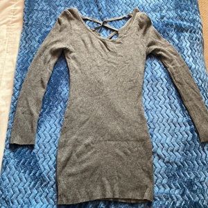 Grey mini dress